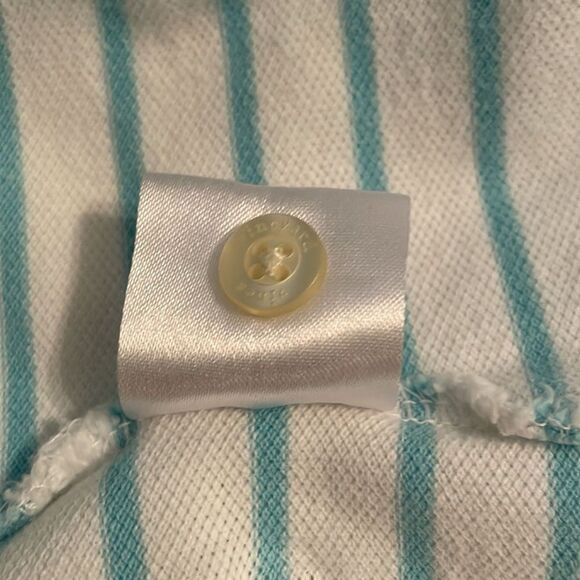 Vineyard Vines Blue Stripe Polo Shirt Mens Size Extra Large Cotton Preppy - Picture 10 of 11